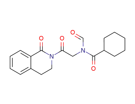 2-<2-N-(cyclohexylcarbonyl)-N-formyl-amioacyl>-1,2,3,4-tetrahydroisoquinolin-1-one