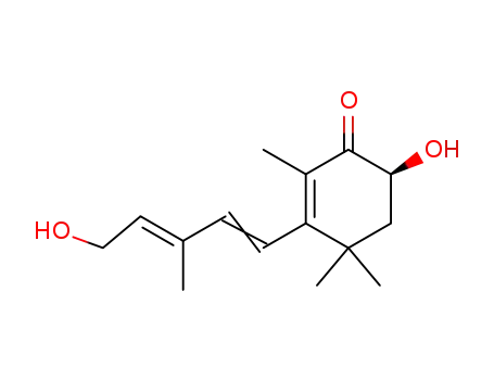 (S)-6-Hydroxy-3-(5-hydroxy-3-methyl-1,3-pentadienyl)-2,4,4-trimethyl-2-cyclohexen-1-on