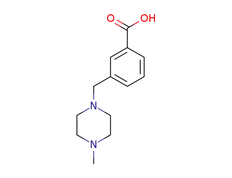 Molecular Structure of 514209-42-8 (3-(4-Methylpiperazin-1-ylmethyl)benzoic acid)