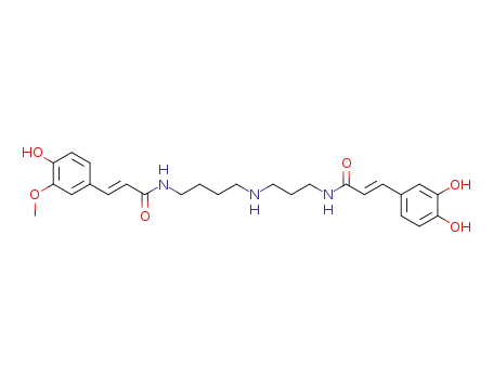 (E)-caffeoyl-(E)-feruloylspermidine
