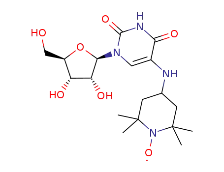 5-<(1-oxyl-2,2,6,6-tetramethyl-4-piperidinyl)amino>uridine