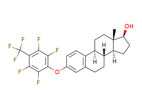 3-<2,3,5,6-tetrafluoro-4-(trifluoromethyl)phenoxy>estra-1,3,5(10)-trien-17β-ol