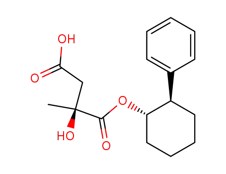 (S)-2-Hydroxy-2-methyl-succinic acid 1-((1S,2R)-2-phenyl-cyclohexyl) ester