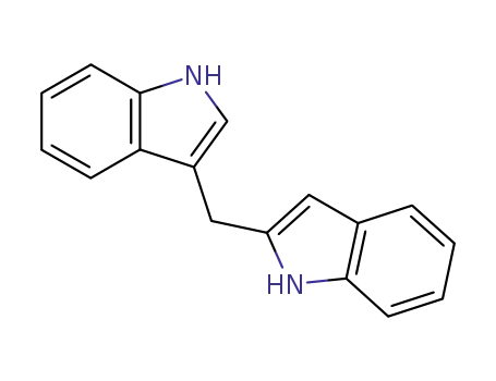 Molecular Structure of 114648-66-7 (3-((1H-indol-2-yl)Methyl)-1H-indole)