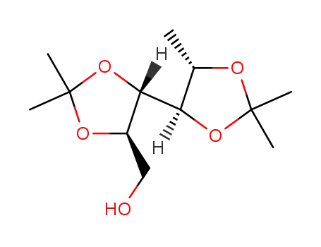 Molecular Structure of 42927-35-5 (2-O,3-O:4-O,5-O-Bis(1-methylethylidene)-1-deoxy-D-galactitol)