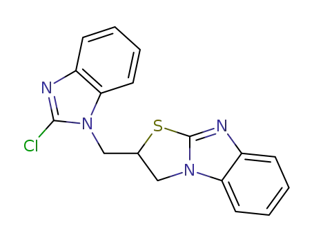2-<1-(2-chlorobenzimidazolyl)>methyl-2,3-dihydrothiazolo<3,2-a>benzimidazole