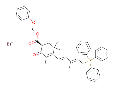 [(2E,4E)-3-Methyl-5-((S)-2,6,6-trimethyl-3-oxo-4-phenoxymethoxycarbonyl-cyclohex-1-enyl)-penta-2,4-dienyl]-triphenyl-phosphonium; bromide
