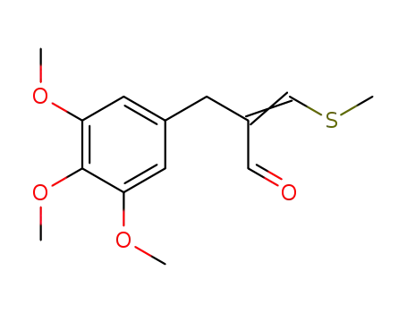 3-methylthio-2-(3',4',5'-trimethoxybenzyl)acrolein
