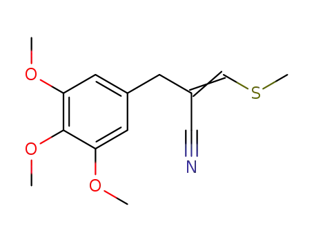 3-methylthio-2-(3',4',5'-trimethoxybenzyl)acrylonitrile