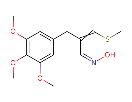 3-methylthio-2-(3',4',5'-trimethoxybenzyl)acrolein oxime