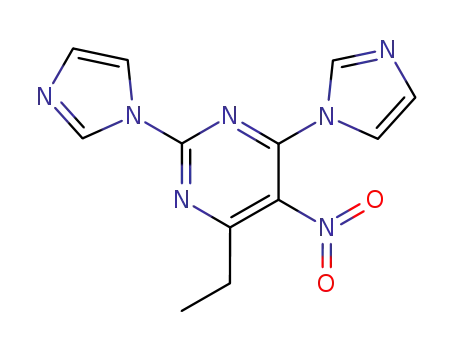 6-ethyl-2,4-bis(1H-imidazol-1-yl)-5-nitropyrimidine