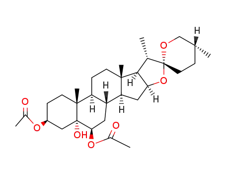 (25R)-5α-spirostan-3β,5,6β-triol 3,6-diacetate