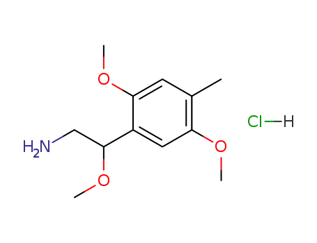 1-(2,5-dimethoxy-4-methylphenyl)-1-methoxy-2-aminoethane hydrochloride