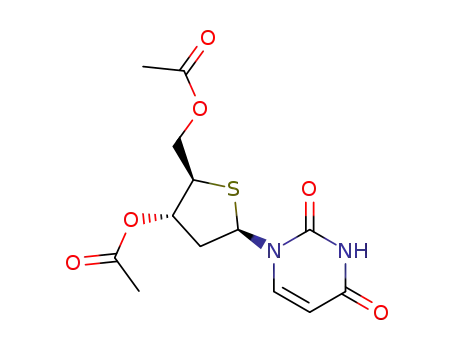 1-[3,5-di-O-acetyl-2-deoxy-4-thio-β-D-ribofuranosyl]uracil