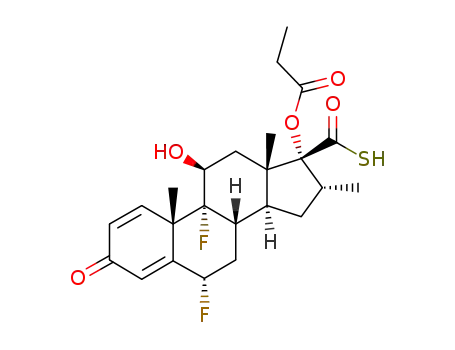 Androsta-1,4-diene-17-carbothioic acid, 6,9-difluoro-11-hydroxy-16-methyl-3-oxo-17-(1-oxopropoxy)-, (6α,11β,16α,17α)-
