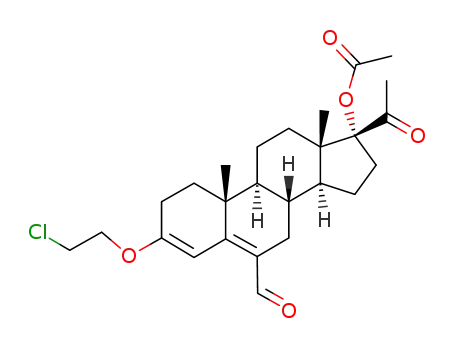6-Formil-3-(2'-chloro-etossi)-Δ3,5-pregnadien-17α-ol-20-one acetato