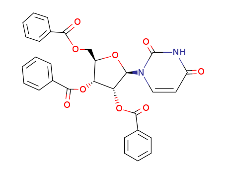 1-((2R,3R,4R,5R)-3,4-Dibenzoyl-3,4-dihydroxy-5-(1-hydroxy-2-oxo-2-phenylethyl)tetrahydrofuran-2-yl)pyrimidine-2,4(1H,3H)-dione