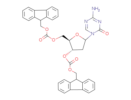 1-<3,5-bis(Fmoc)-2'-deoxyribofuranosyl>-5-azacytidine