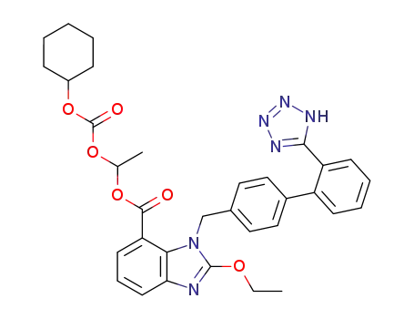 Molecular Structure of 145040-37-5 (Candesartan cilexetil)