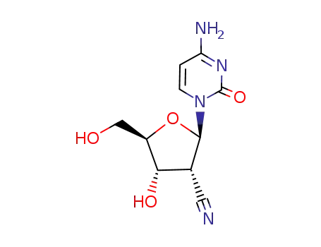 2'-C-cyano-2'-deoxy-1-β-D-ribo-pentofuranosylcytosine