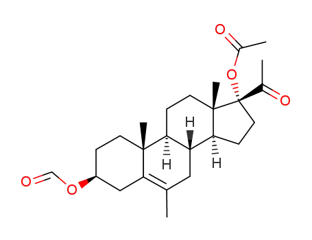 3β-Formyloxy-6-methyl-Δ5-pregnen-17α-acetoxy-20-on