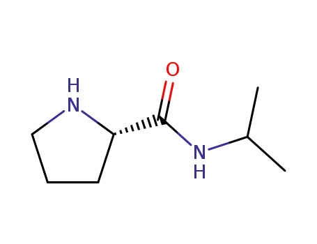 Molecular Structure of 174089-62-4 (2-Pyrrolidinecarboxamide,N-(1-methylethyl)-,(2S)-(9CI))