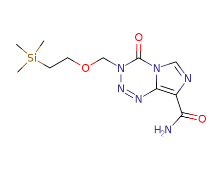 8-carbamoyl-3-(2-trimethylsilylethoxy)methylimidazo<5,1-d>-1,2,3,5-tetrazin-4(3H)-one