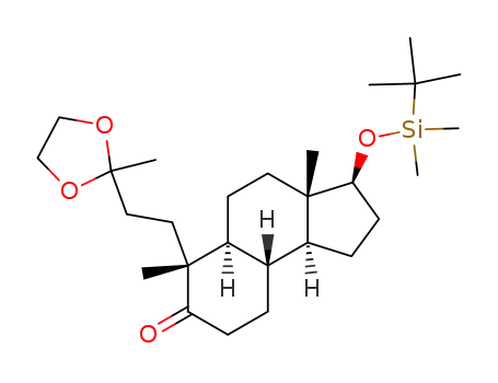 des-A-17β-t-butyldimethylsilyloxy-10-(3',3'-dioxyethylene butyl)androstan-5-one