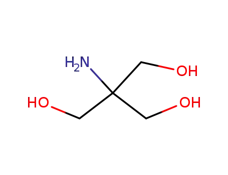 Molecular Structure of 77-86-1 (1,3-Propanediol,2-amino-2-(hydroxymethyl)-)