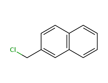 Molecular Structure of 2506-41-4 (2-(CHLOROMETHYL)NAPHTHALENE)