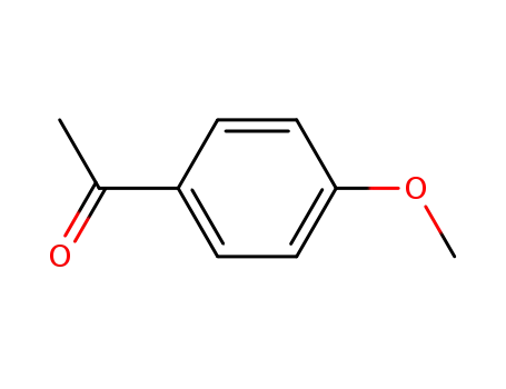Molecular Structure of 100-06-1 (4'-Methoxyacetophenone)