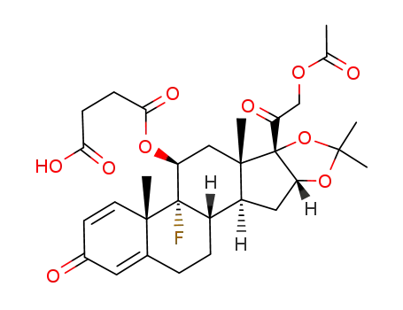 21-Acetyl-11-hemisuccinoyl-triamcinolone-acetonide