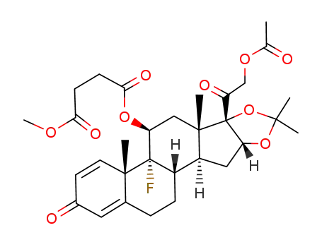 1'-(21-Acetyl-triamcinolone-acetonide-11)-4'-methyl succinate