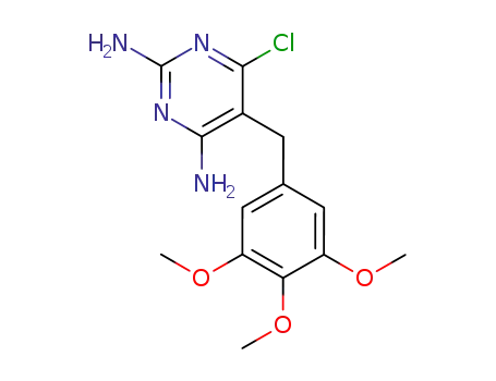 2,4-diamino-5-(3,4,5-trimethoxybenzyl)-6-chloropyrimidine