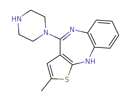 2-methyl-4-(piperazin-1-yl)-10H-benzo[b]thieno[2,3-e][1,4]diazepine