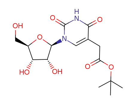 [1-((2R,3R,4S,5R)-3,4-Dihydroxy-5-hydroxymethyl-tetrahydro-furan-2-yl)-2,4-dioxo-1,2,3,4-tetrahydro-pyrimidin-5-yl]-acetic acid tert-butyl ester