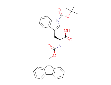 3-[(S)-2-carboxy-2-(9H-fluoren-9-ylmethoxycarbonylamino)ethyl]indole-1-carboxylic acid tert-butyl ester