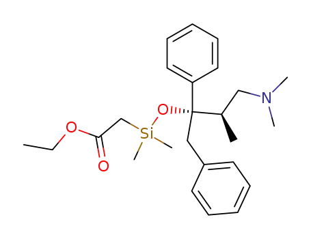 [((1S,2R)-1-Benzyl-3-dimethylamino-2-methyl-1-phenyl-propoxy)-dimethyl-silanyl]-acetic acid ethyl ester