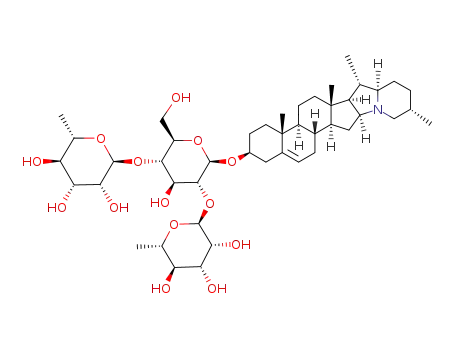 2-[4-Hydroxy-2-(hydroxymethyl)-6-[(10,14,16,20-tetramethyl-22-azahexacyclo[12.10.0.02,11.05,10.015,23.017,22]tetracos-4-en-7-yl)oxy]-5-(3,4,5-trihydroxy-6-methyloxan-2-yl)oxyoxan-3-yl]oxy-6-methyloxane-3,4,5-triol