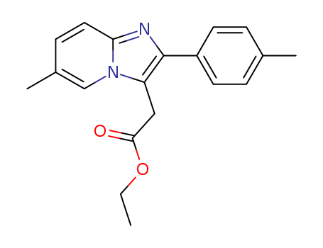 (6-METHYL-2-P-TOLYL-IMIDAZO[1,2-A]PYRIDIN-3-YL)-ACETIC ACID ETHYL ESTER