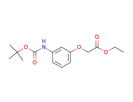ethyl 2-(3-((tert-butoxycarbonyl)amino)phenoxy)acetate