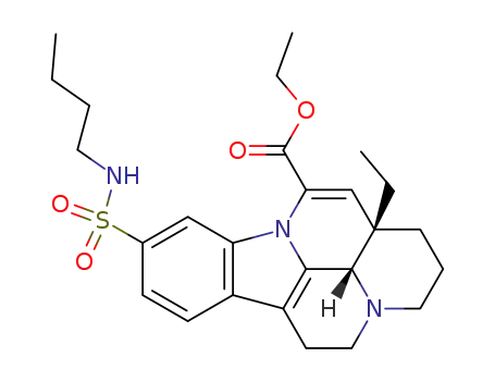 (11aS,11bS)-8-Butylsulfamoyl-11a-ethyl-2,3,4,5,11a,11b-hexahydro-1H-3a,9b-diaza-benzo[cd]fluoranthene-10-carboxylic acid ethyl ester