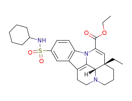 (11aS,11bS)-7-Cyclohexylsulfamoyl-11a-ethyl-2,3,4,5,11a,11b-hexahydro-1H-3a,9b-diaza-benzo[cd]fluoranthene-10-carboxylic acid ethyl ester