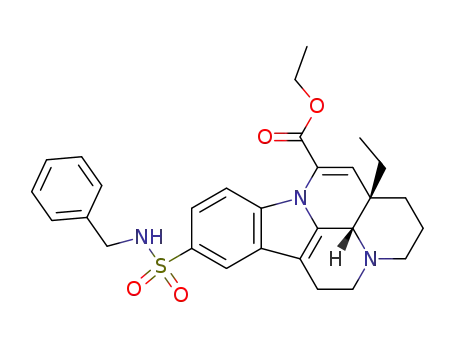 (11aS,11bS)-7-Benzylsulfamoyl-11a-ethyl-2,3,4,5,11a,11b-hexahydro-1H-3a,9b-diaza-benzo[cd]fluoranthene-10-carboxylic acid ethyl ester