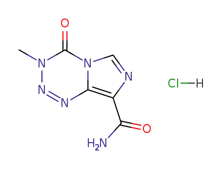 8-carbamoyl-3-methyl-imidazo[5,1-d]-1,2,3,5-tetrazin-4(3H)-one hydrochloride