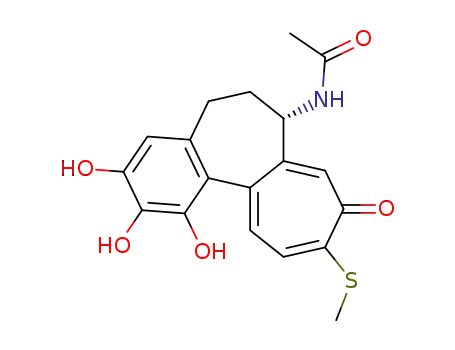 N-((S)-1,2,3-Trihydroxy-10-methylsulfanyl-9-oxo-5,6,7,9-tetrahydro-benzo[a]heptalen-7-yl)-acetamide
