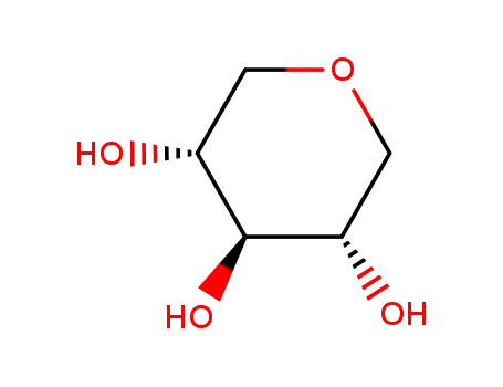 Molecular Structure of 39102-78-8 (1,5-Anhydro-D-xylitol)