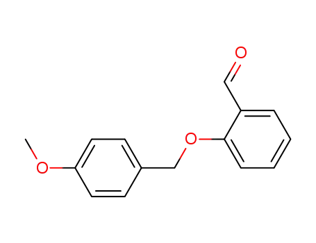Molecular Structure of 209120-28-5 (Benzaldehyde, 2-[(4-methoxyphenyl)methoxy]-)