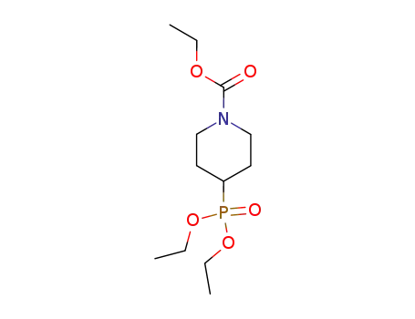 Molecular Structure of 216870-24-5 (Piperidine-1-carboxylic acid, 4-diethoxyphosphoryl ethyl ester)