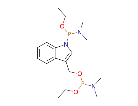 1-[(dimethylamino)(ethoxy)phosphino]-3-[(dimethylamino)(ethoxy)phosphinoxymethyl]indole